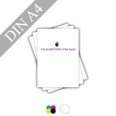 Flyer | 90g Bilderdruckpapier weiss | DIN A4 | 4/0-farbig